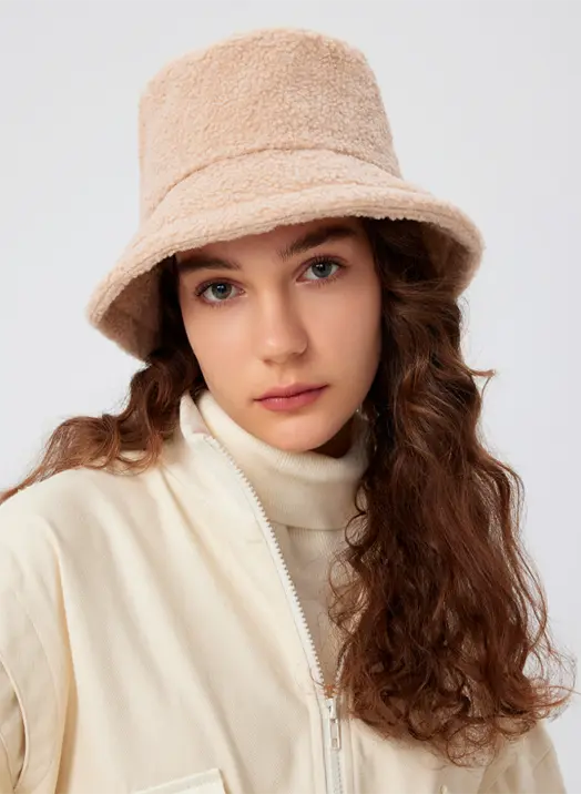 Lamb Wool & Fur Bucket Hats